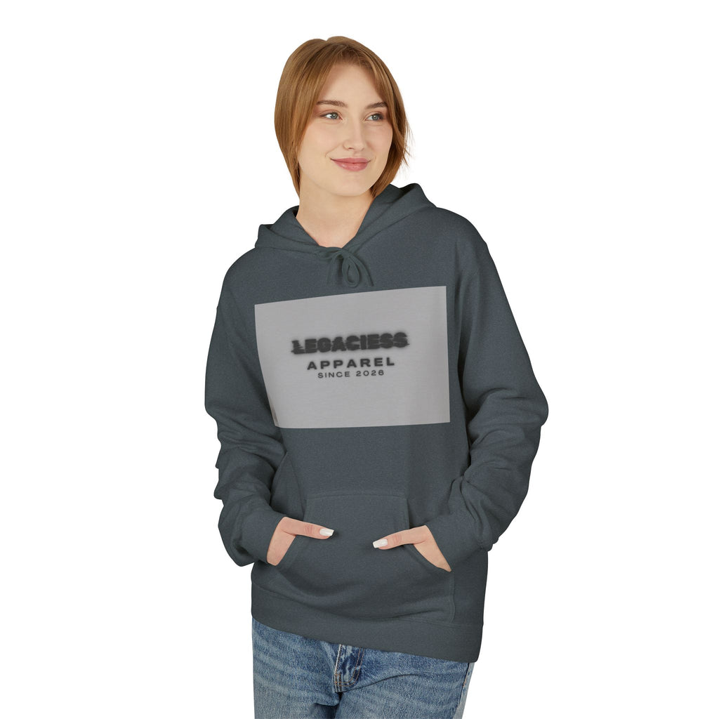 Hoodie — 'Legacies Apparel Since 2028' Minimal Logo Pullover