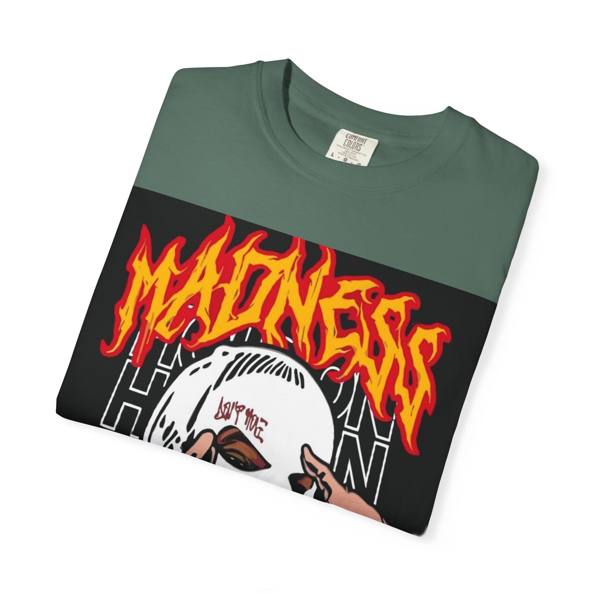 Madness Skull Graphic T-Shirt — Savage World Streetwear Tee