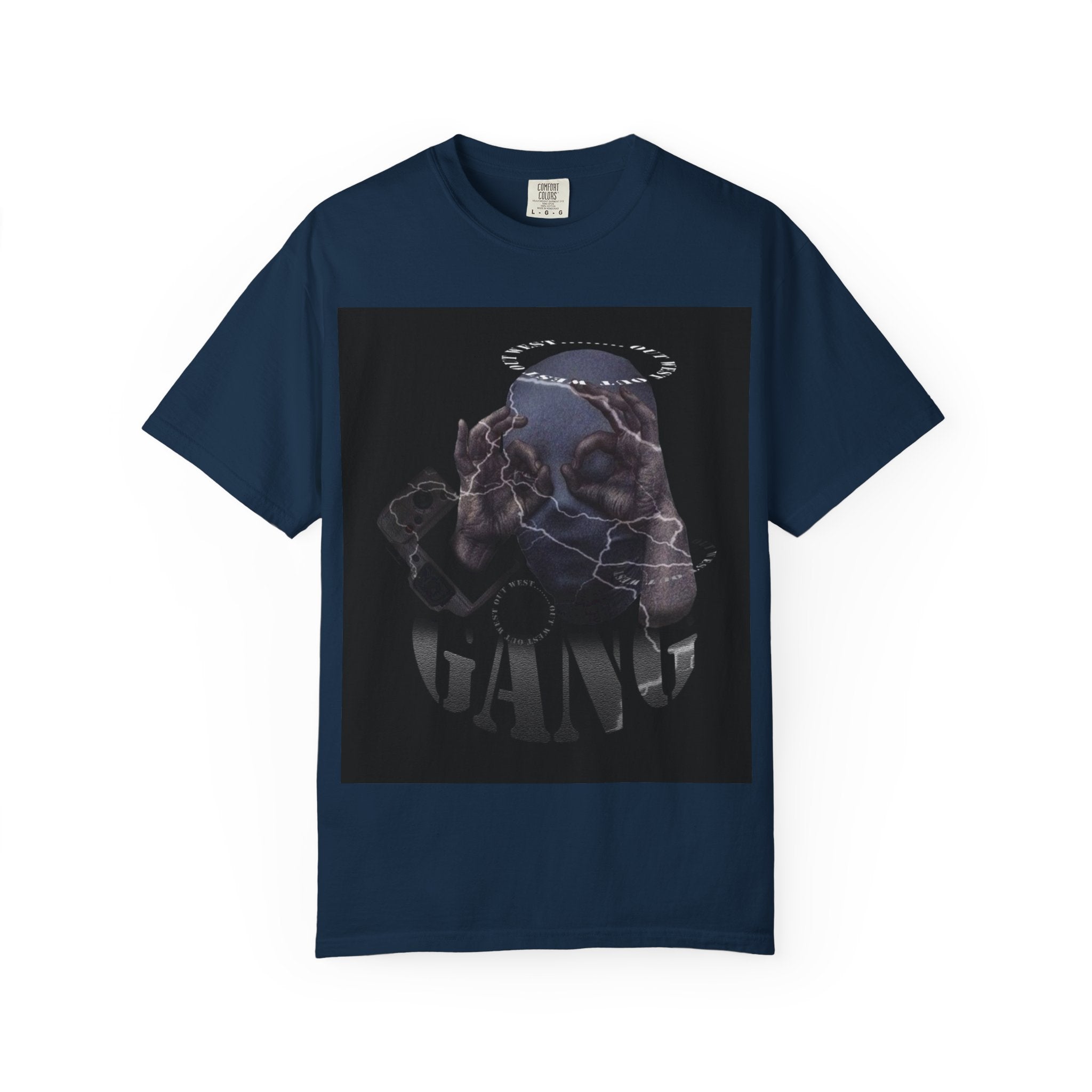 Skull Halo Graphic T-Shirt — Legaciess Streetwear Tee