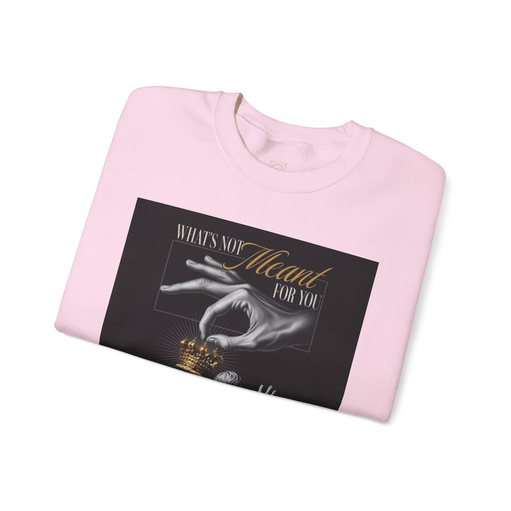 Crewneck Sweatshirt — 'What's My Heart For You' Inspirational Graphic Crewneck