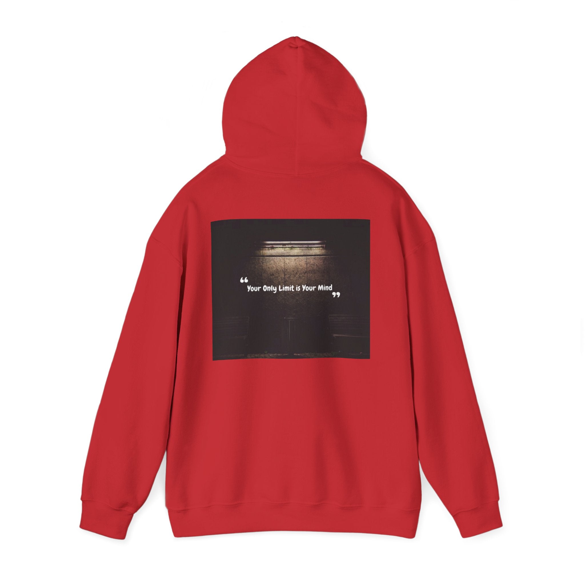 Hoodie — “Your Only Limit Is Your Mind” Inspirational Quote Pullover