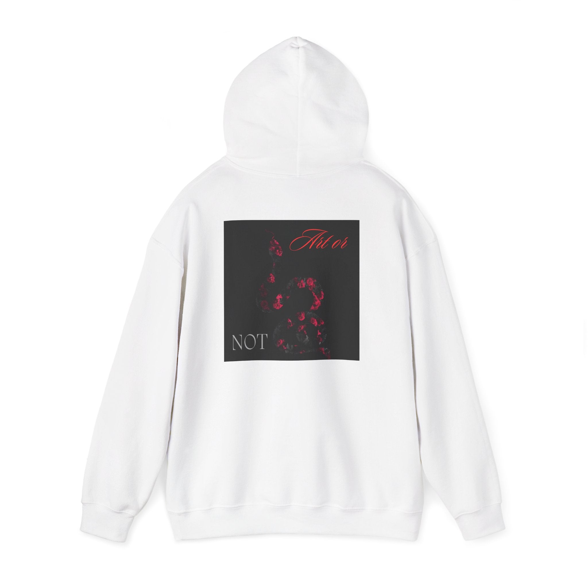 Hoodie — Gothic Red Roses 'Not Mine' Graphic Pullover