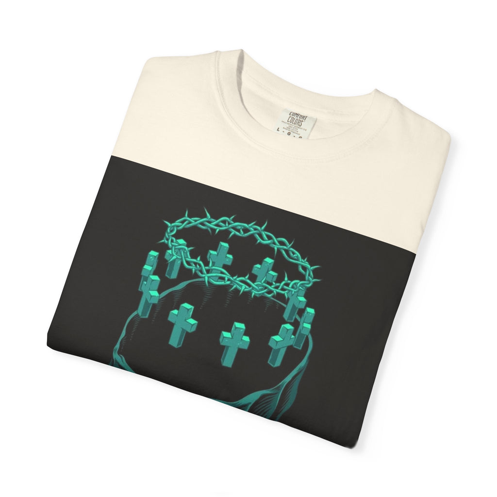 Skull Crown Tee — 'Delusion' Gothic Graphic T-Shirt