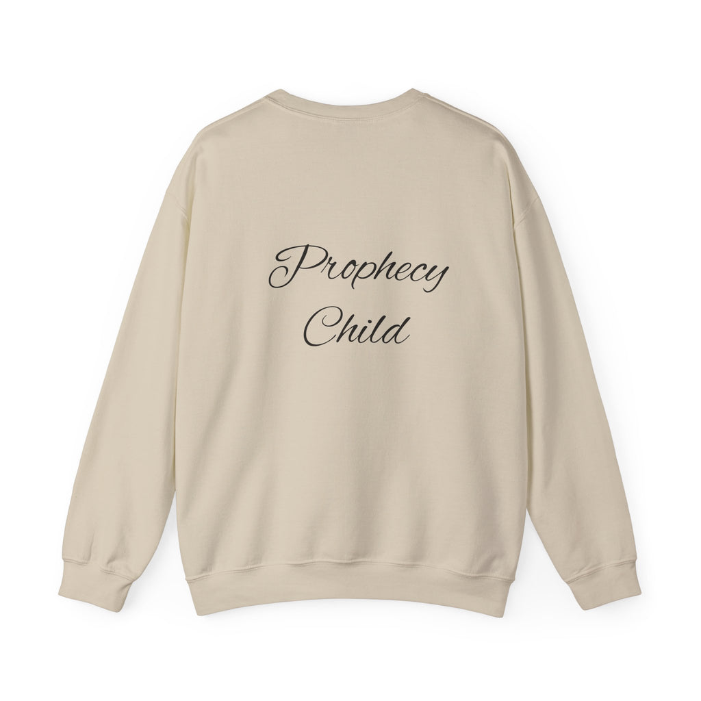 Christian Crewneck Sweatshirt – John 3:16 Scripture Design "Prophecy Child"