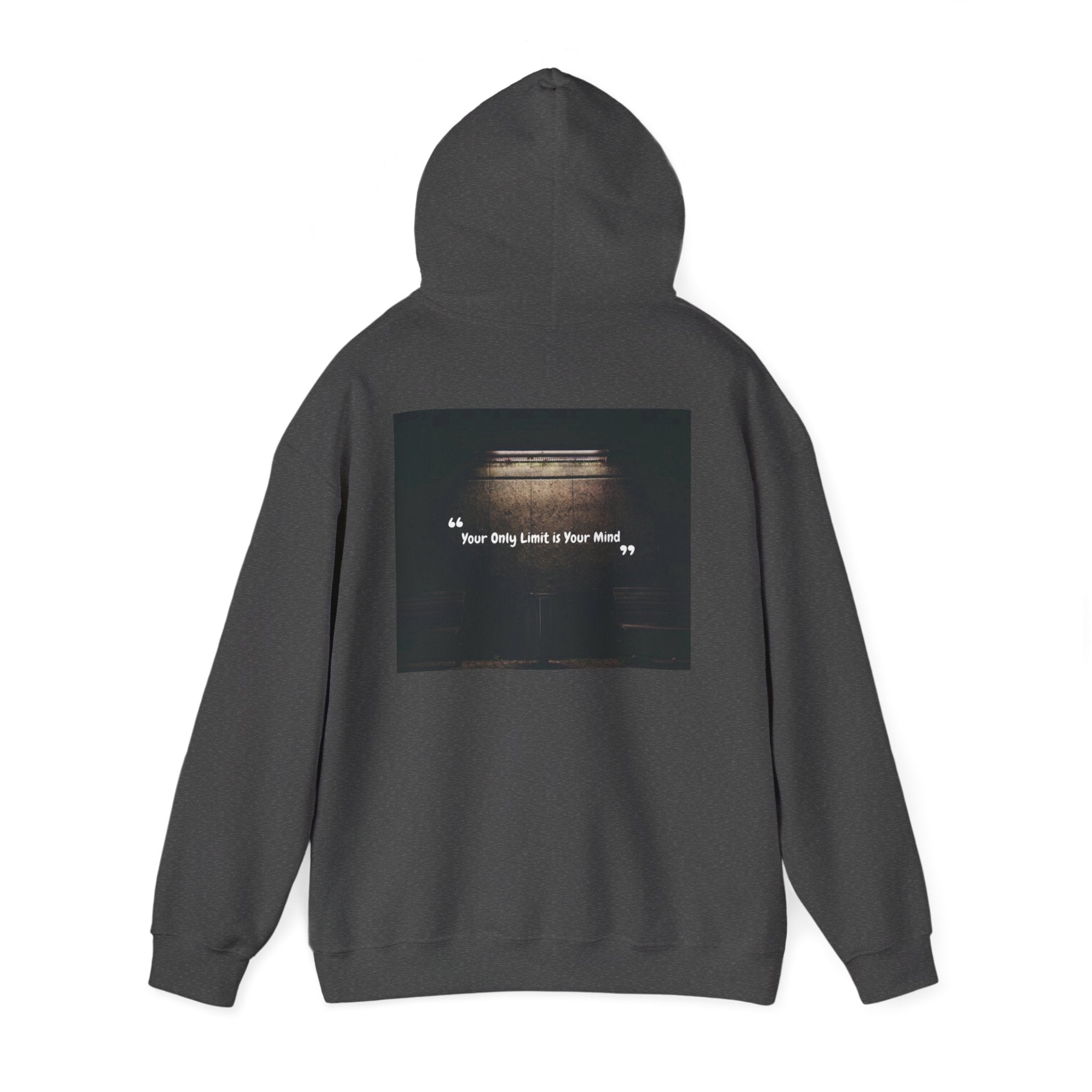 Hoodie — “Your Only Limit Is Your Mind” Inspirational Quote Pullover