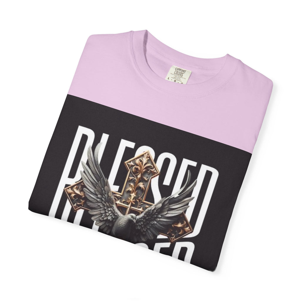 Blessed Dove Graphic T-Shirt — "BLESSED" Faith-Inspired Tee