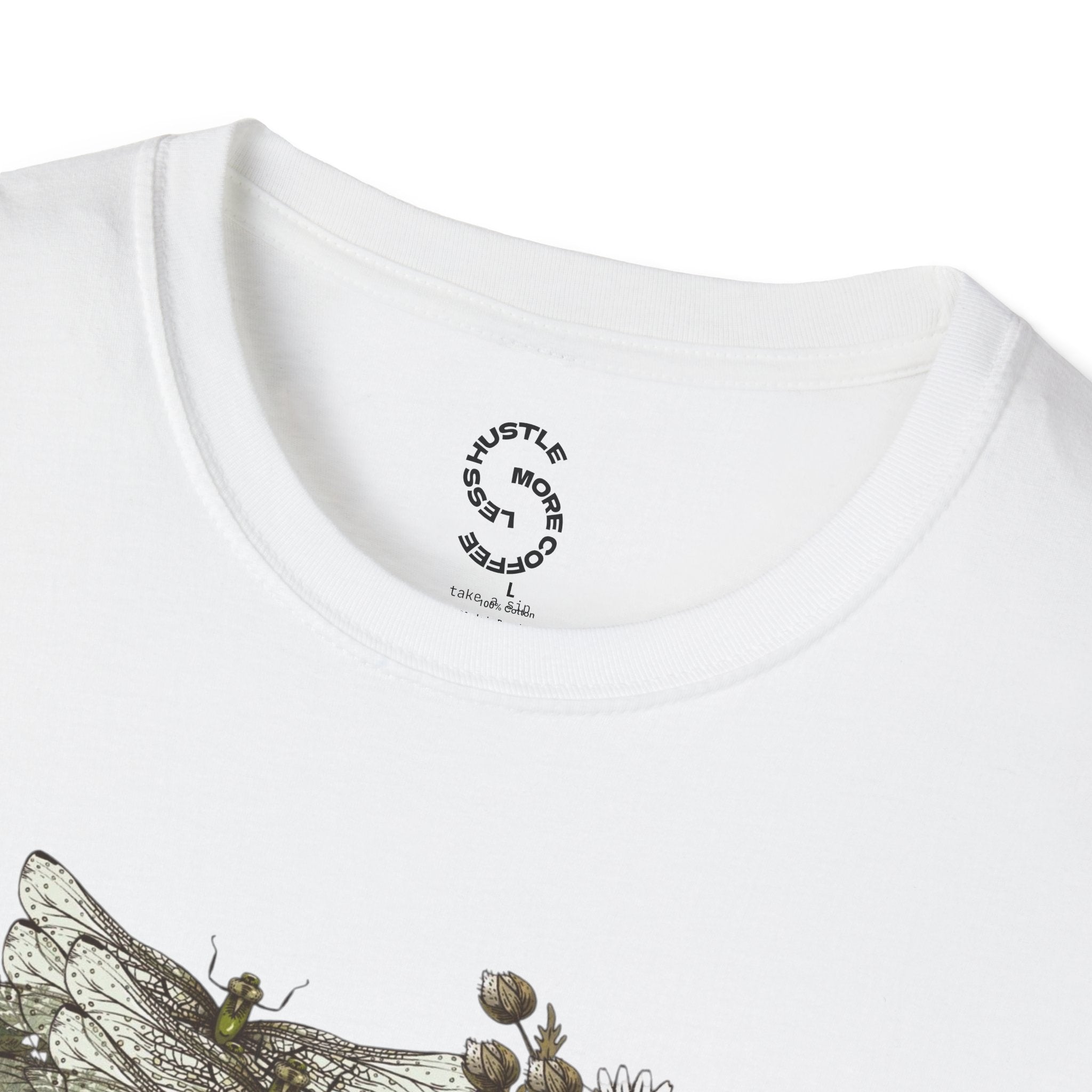 Skull & Daisies Graphic T-Shirt — Botanical Skull Floral Tee