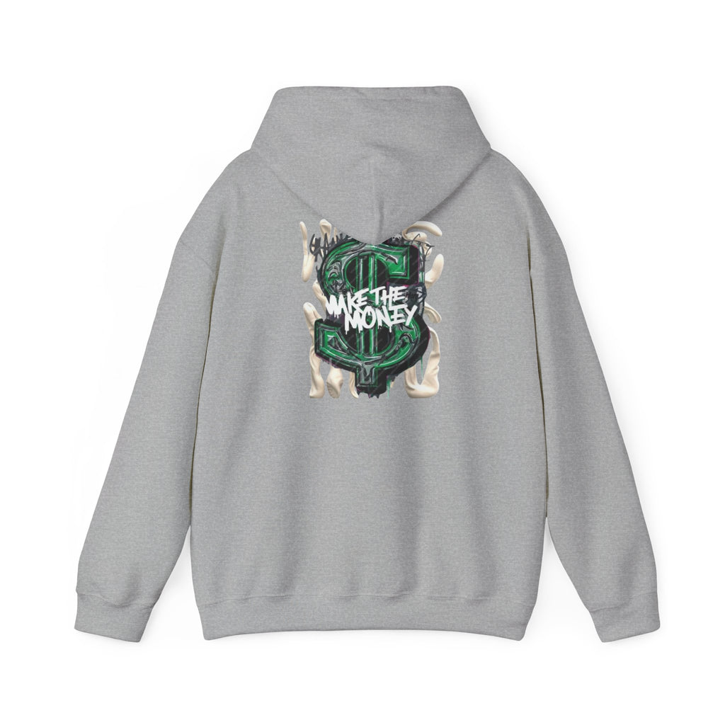 Make The Money Hoodie — Green Dollar Sign Graphic Pullover