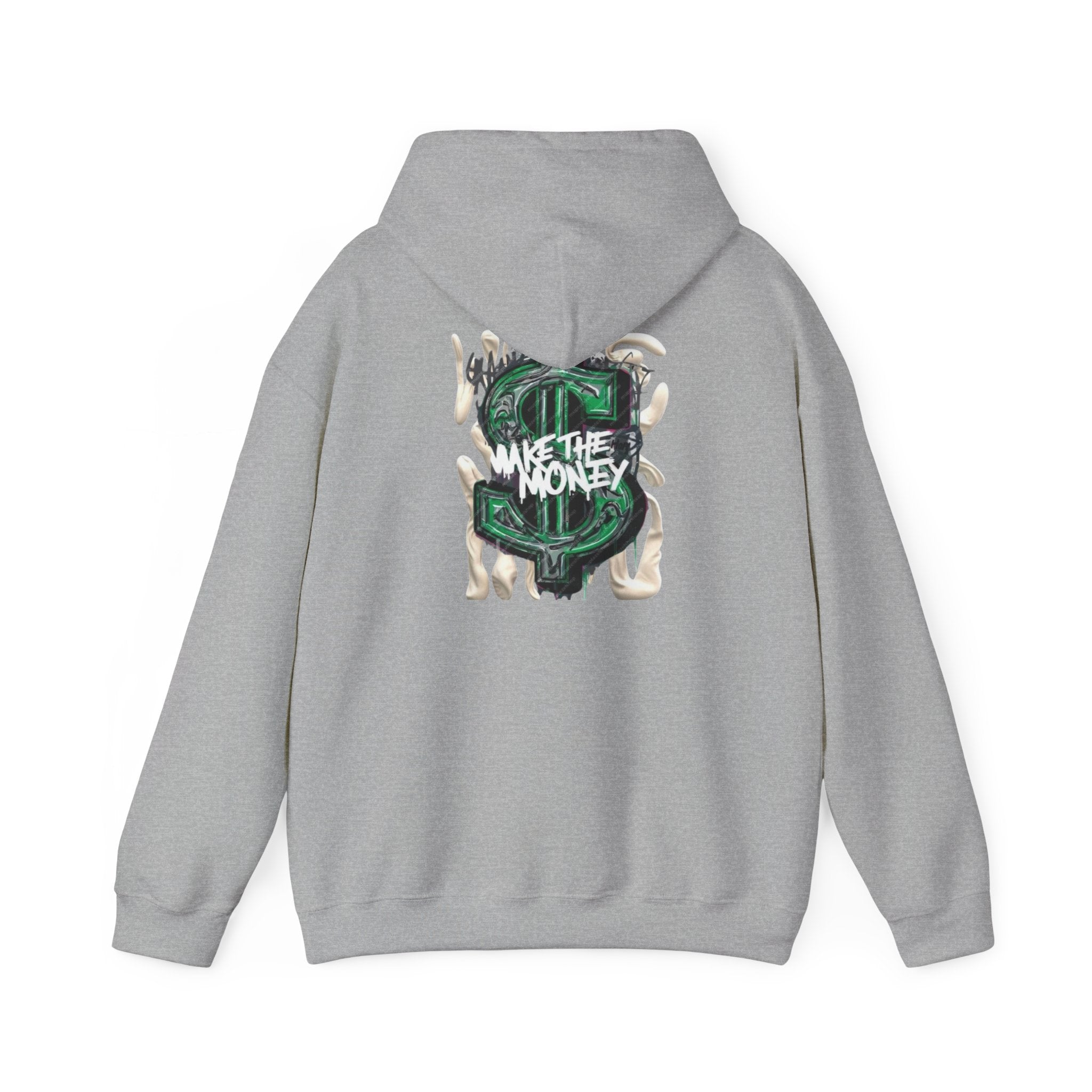 Make The Money Hoodie — Green Dollar Sign Graphic Pullover