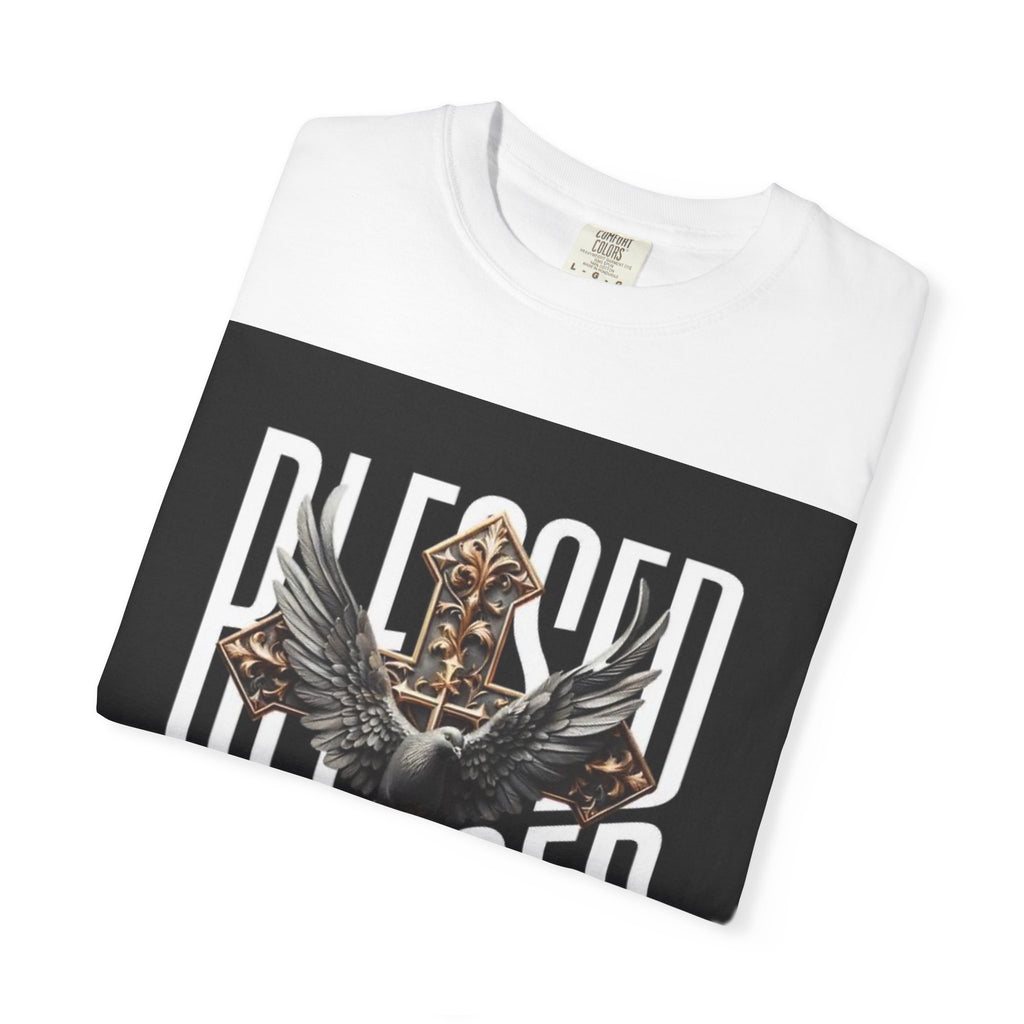 Blessed Dove Graphic T-Shirt — "BLESSED" Faith-Inspired Tee