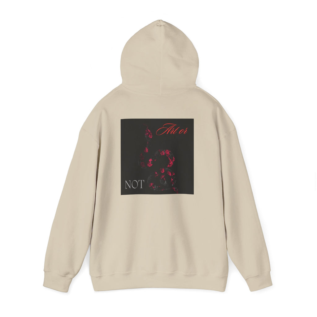 Hoodie — Gothic Red Roses 'Not Mine' Graphic Pullover