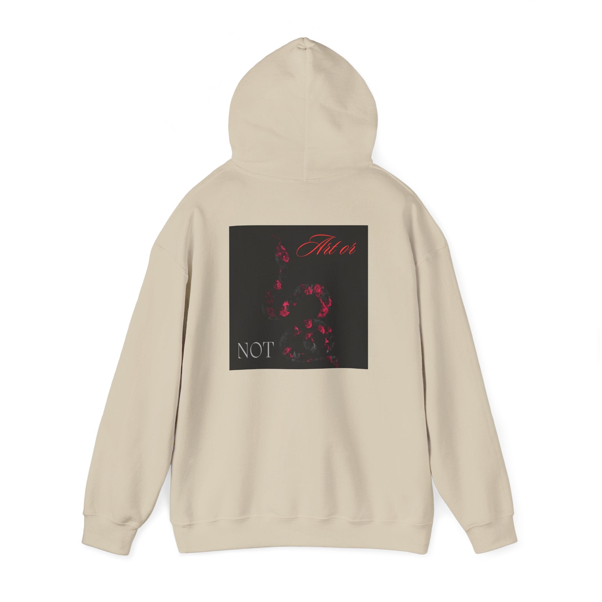 Hoodie — Gothic Red Roses 'Not Mine' Graphic Pullover