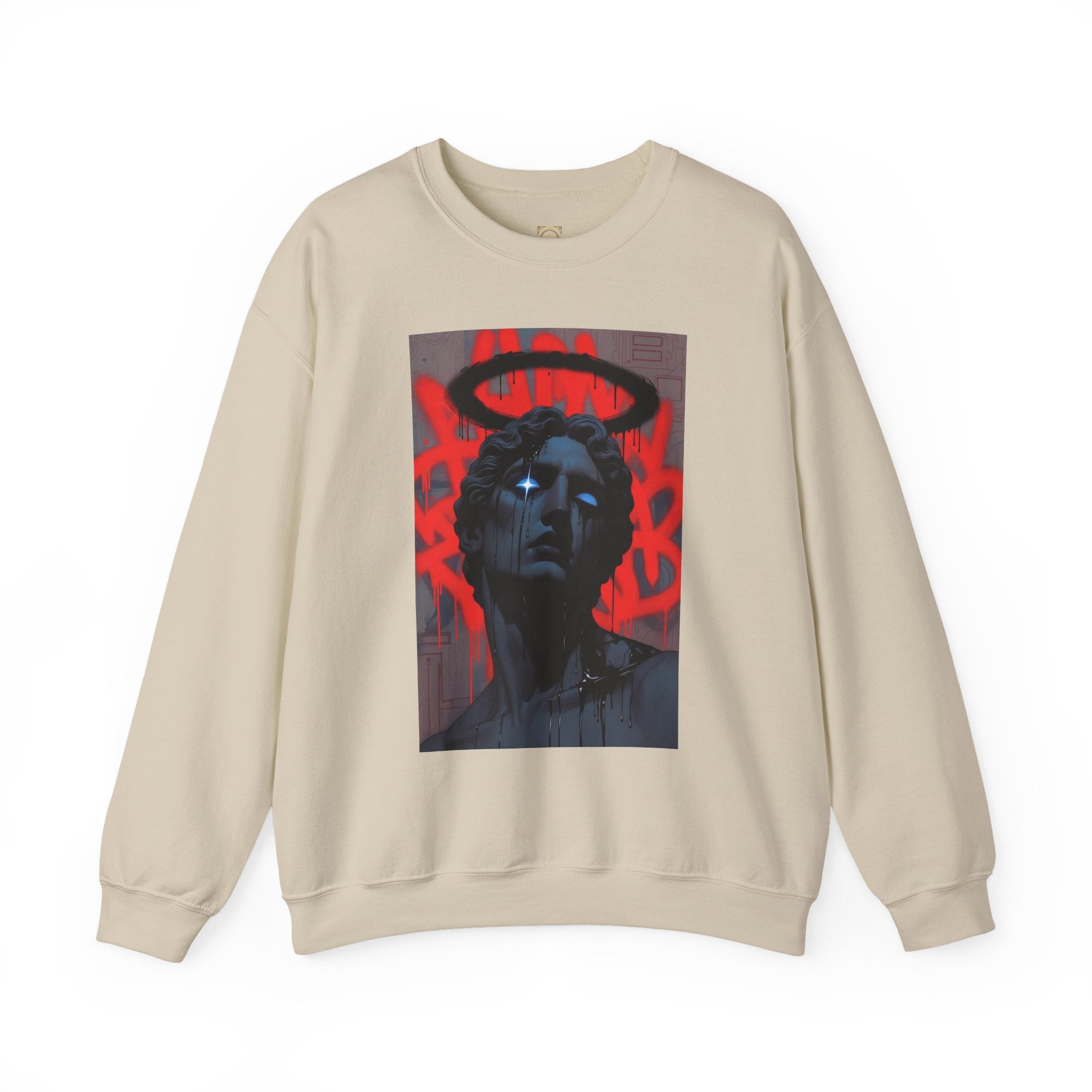 Street Art Statue Crewneck Sweatshirt