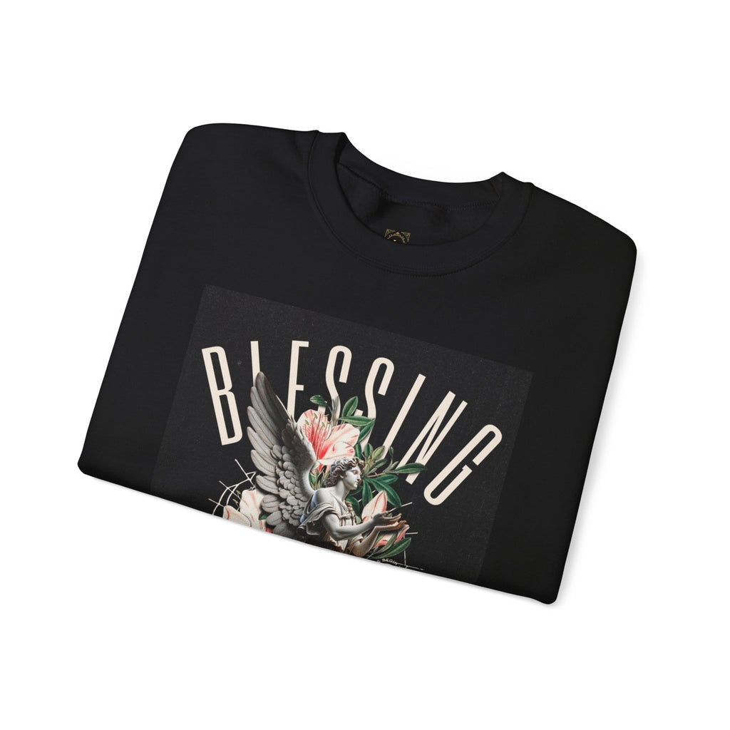 Blessing Statue Graphic Sweatshirt