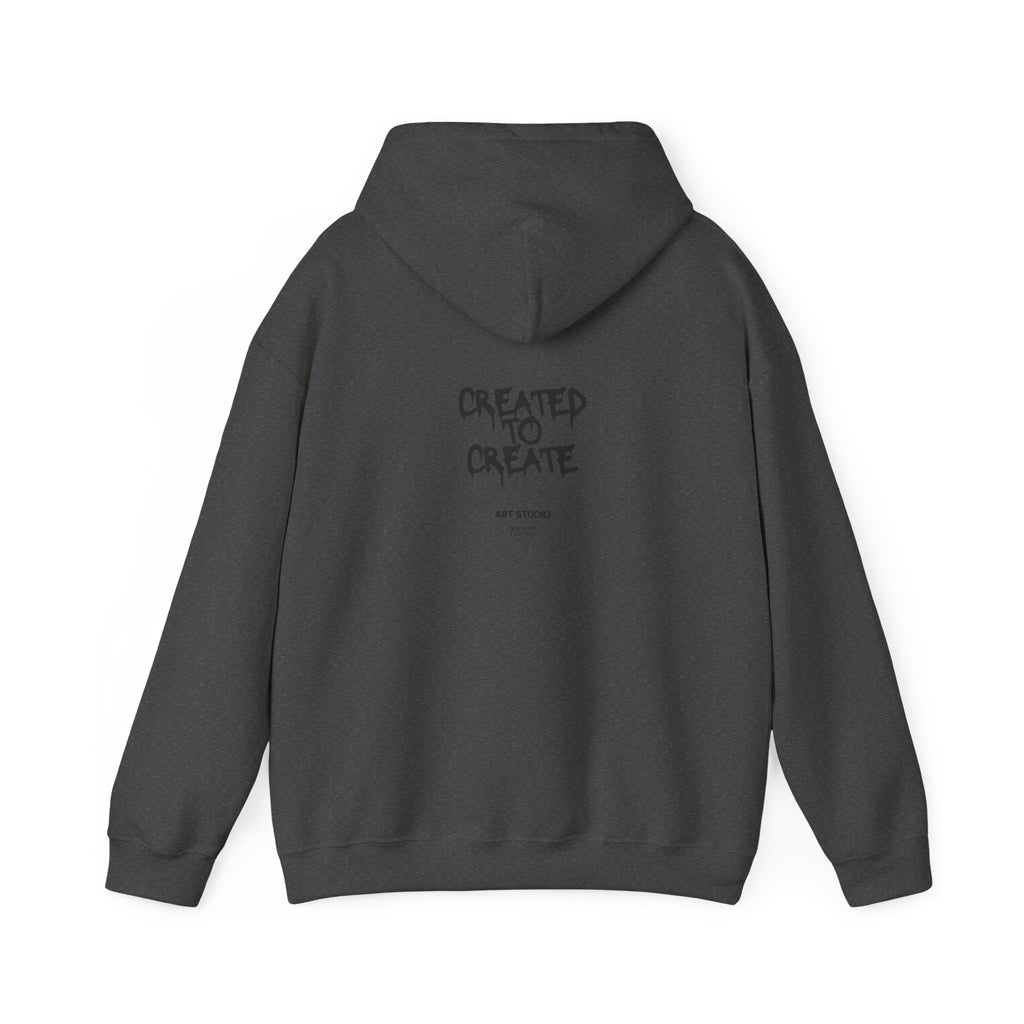 Created to Create Hoodie – Inspirational Artist Sweatshirt