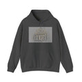 Angel Gothic Hoodie — White Graphic Hooded Sweatshirt