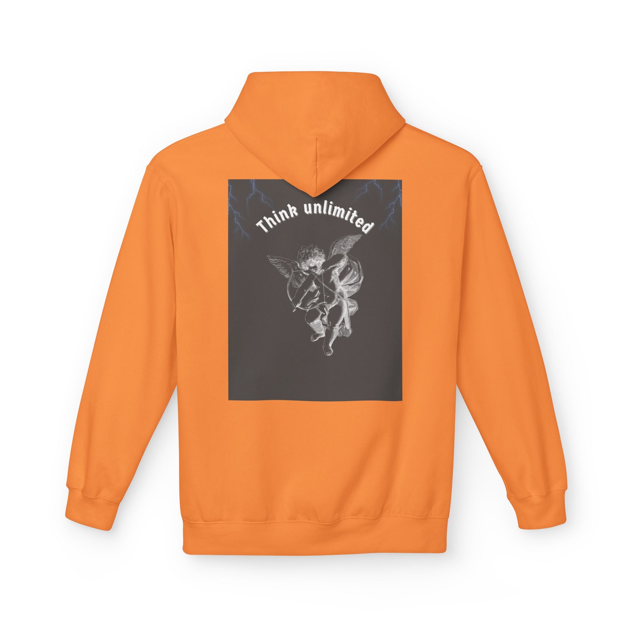 Think Unlimited Hoodie — Inspirational Angel Graphic Pullover