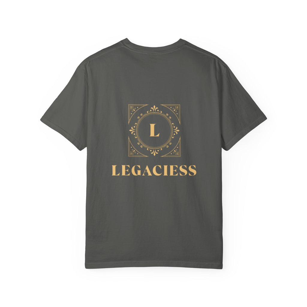 Abstract Neon Kiss T-Shirt — 'Legaciess' Back Logo Graphic Tee