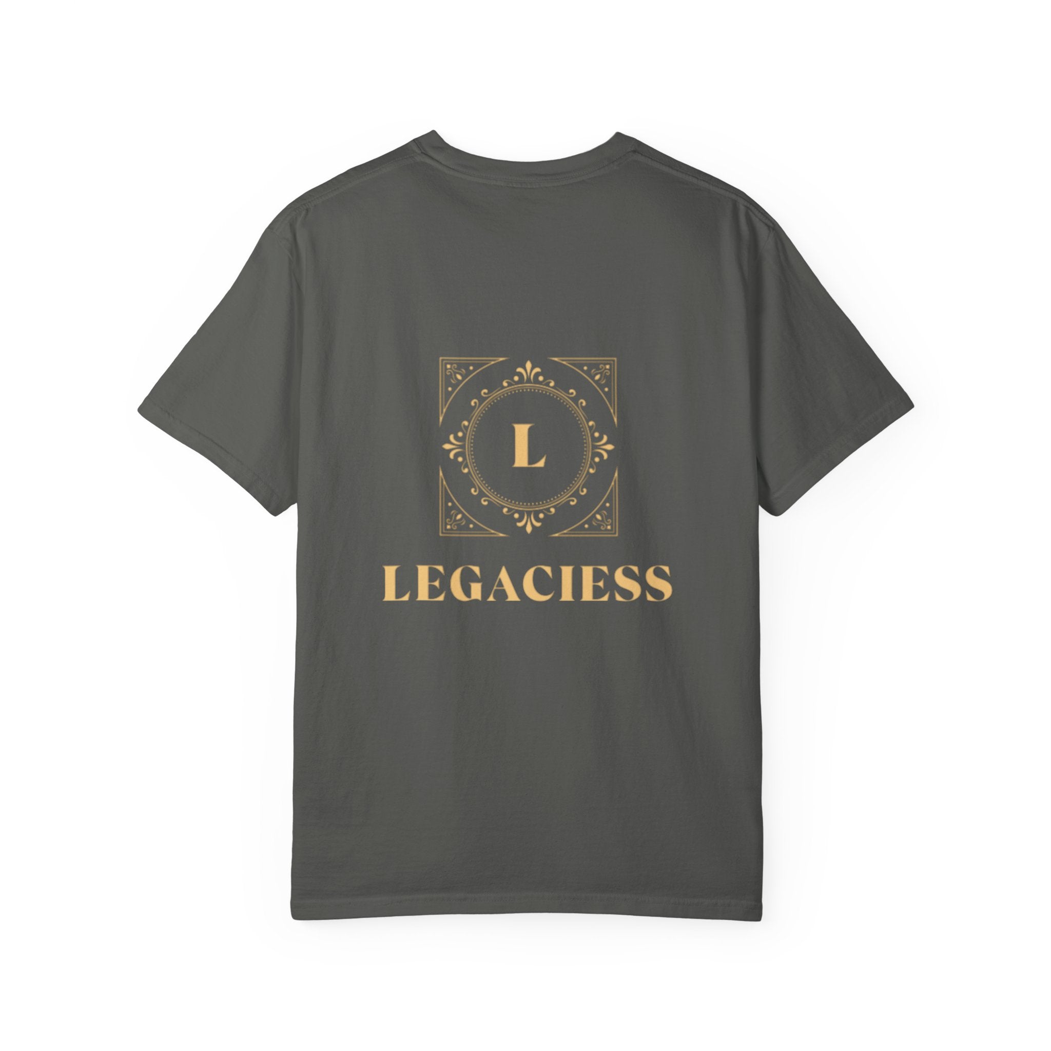 Abstract Neon Kiss T-Shirt — 'Legaciess' Back Logo Graphic Tee
