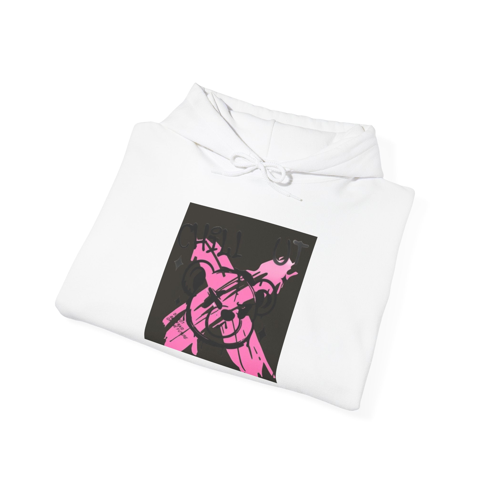 Crossed Guns Hoodie – Pink Retro Graphic Hooded Sweatshirt