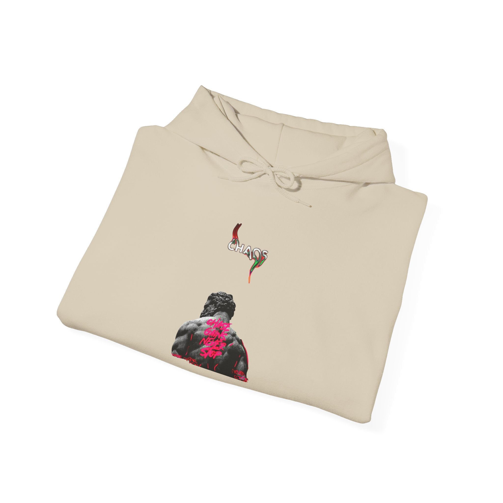 Smoky Rose Backprint Hoodie — Floral Skull Streetwear Pullover