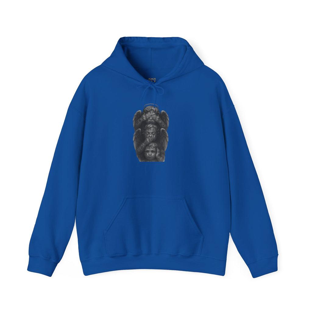 Statue Headstack Hoodie — Gothic Sculpture Art Pullover
