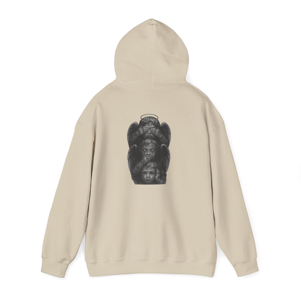 Statue Headstack Hoodie — Gothic Sculpture Art Pullover