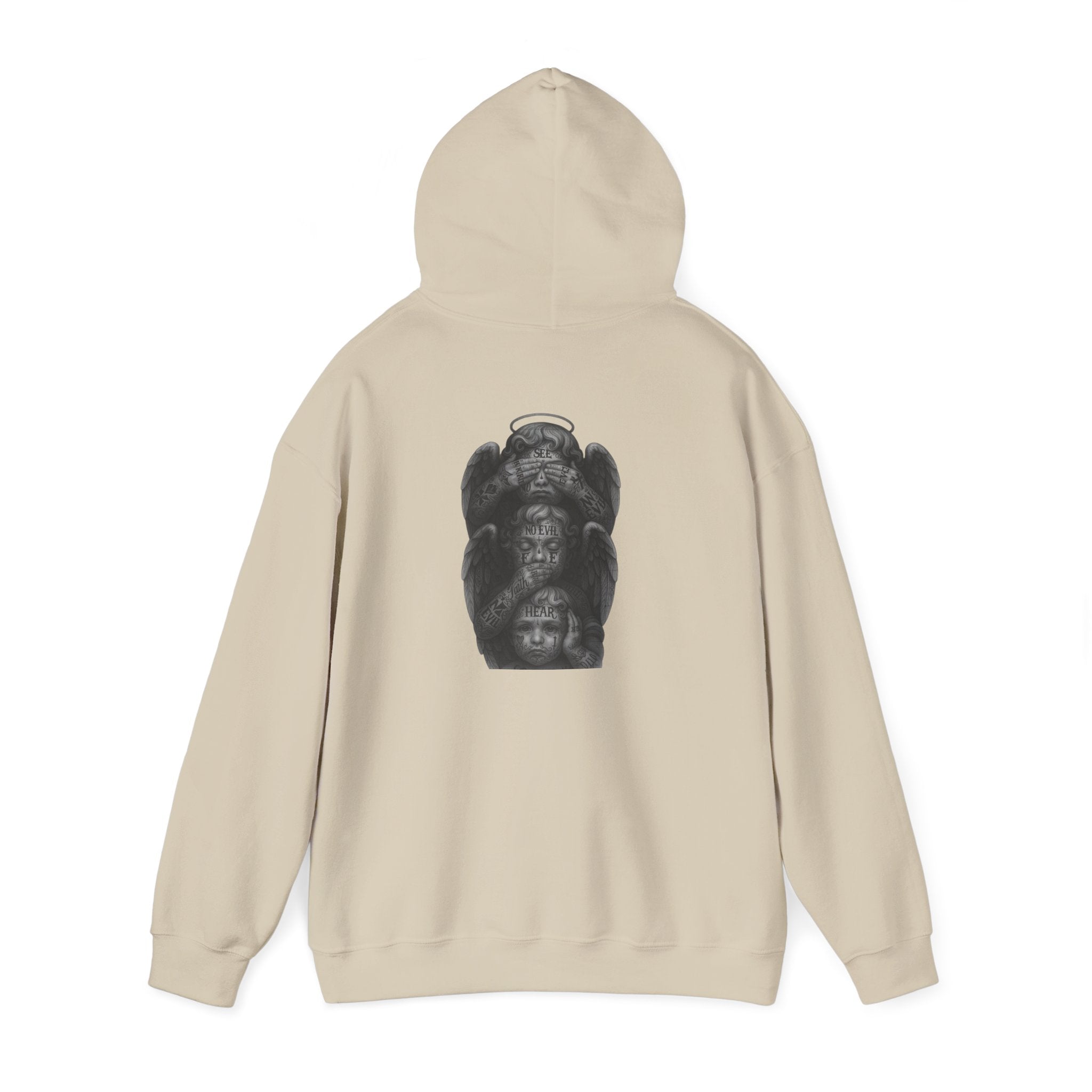 Statue Headstack Hoodie — Gothic Sculpture Art Pullover