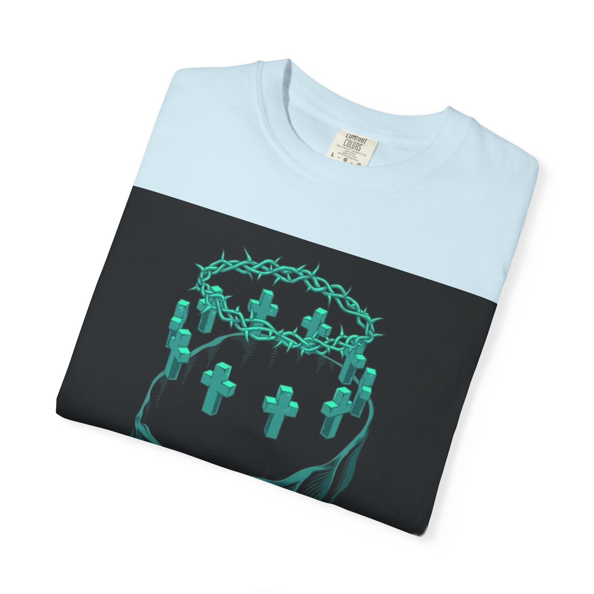 Skull Crown Tee — 'Delusion' Gothic Graphic T-Shirt