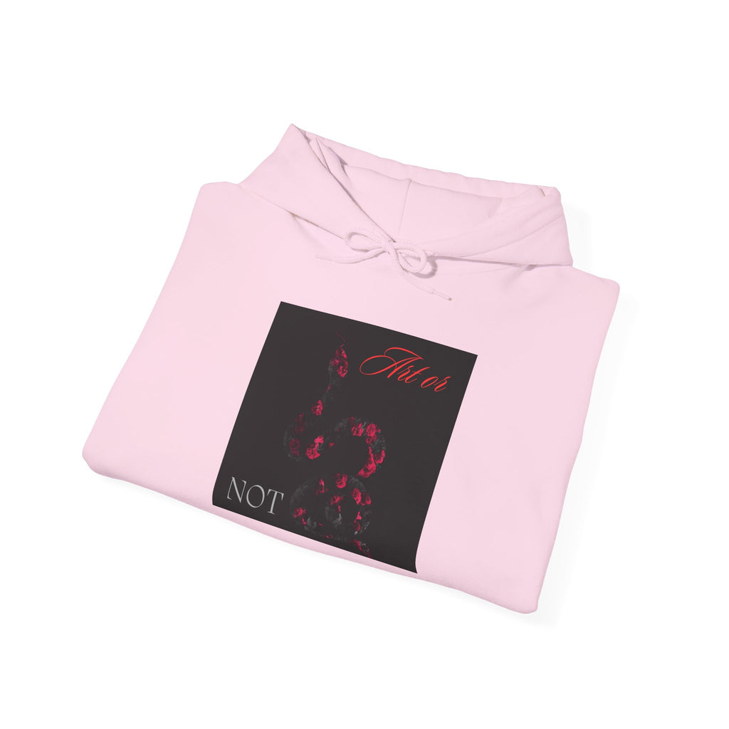 Hoodie — Gothic Red Roses 'Not Mine' Graphic Pullover