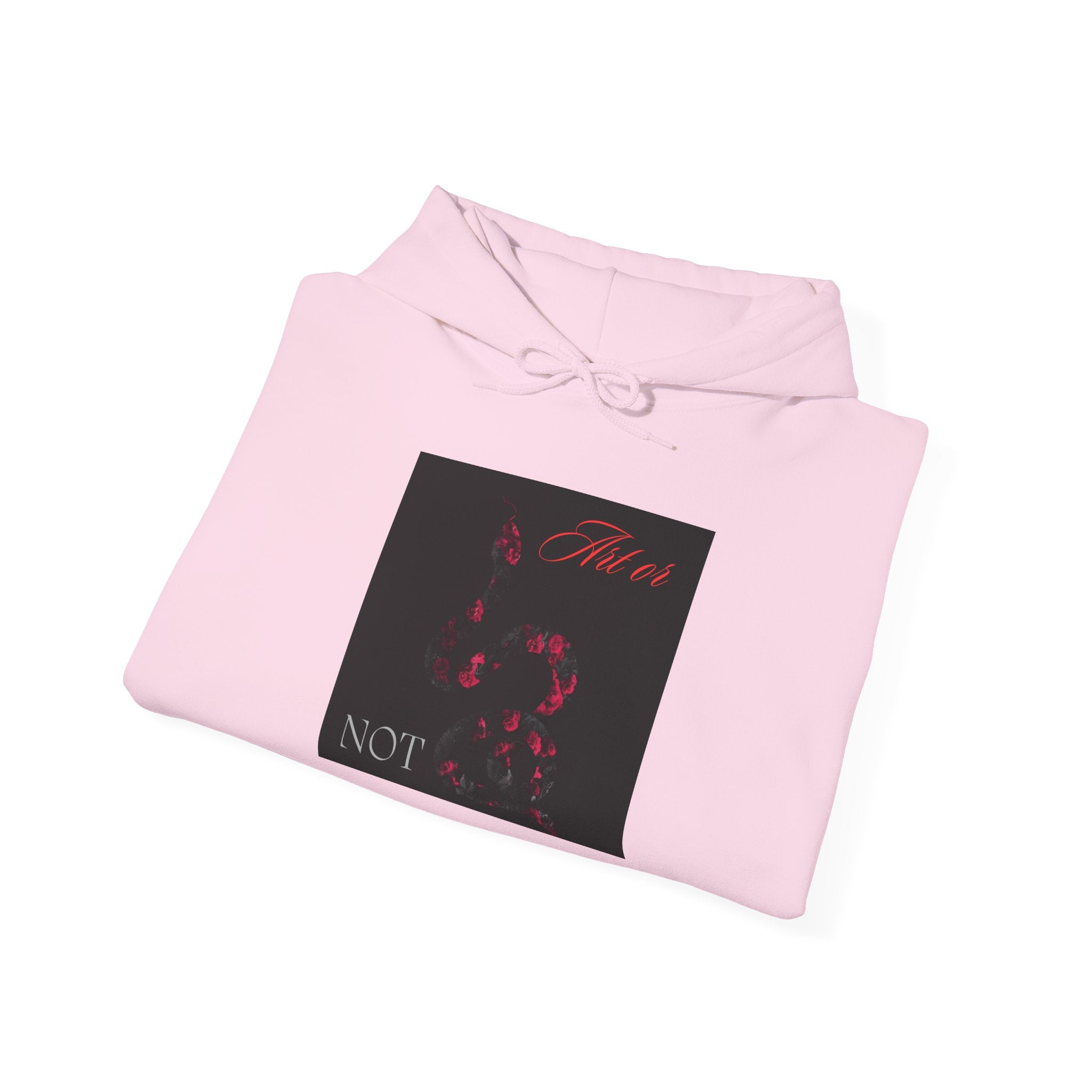 Hoodie — Gothic Red Roses 'Not Mine' Graphic Pullover