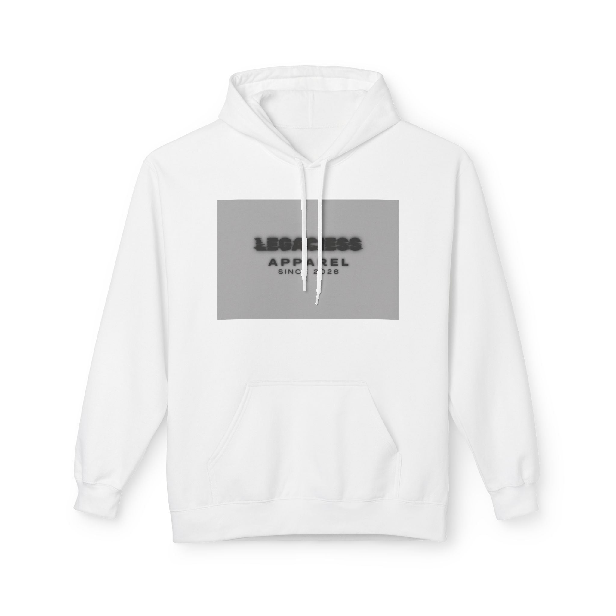 Hoodie — 'Legacies Apparel Since 2028' Minimal Logo Pullover