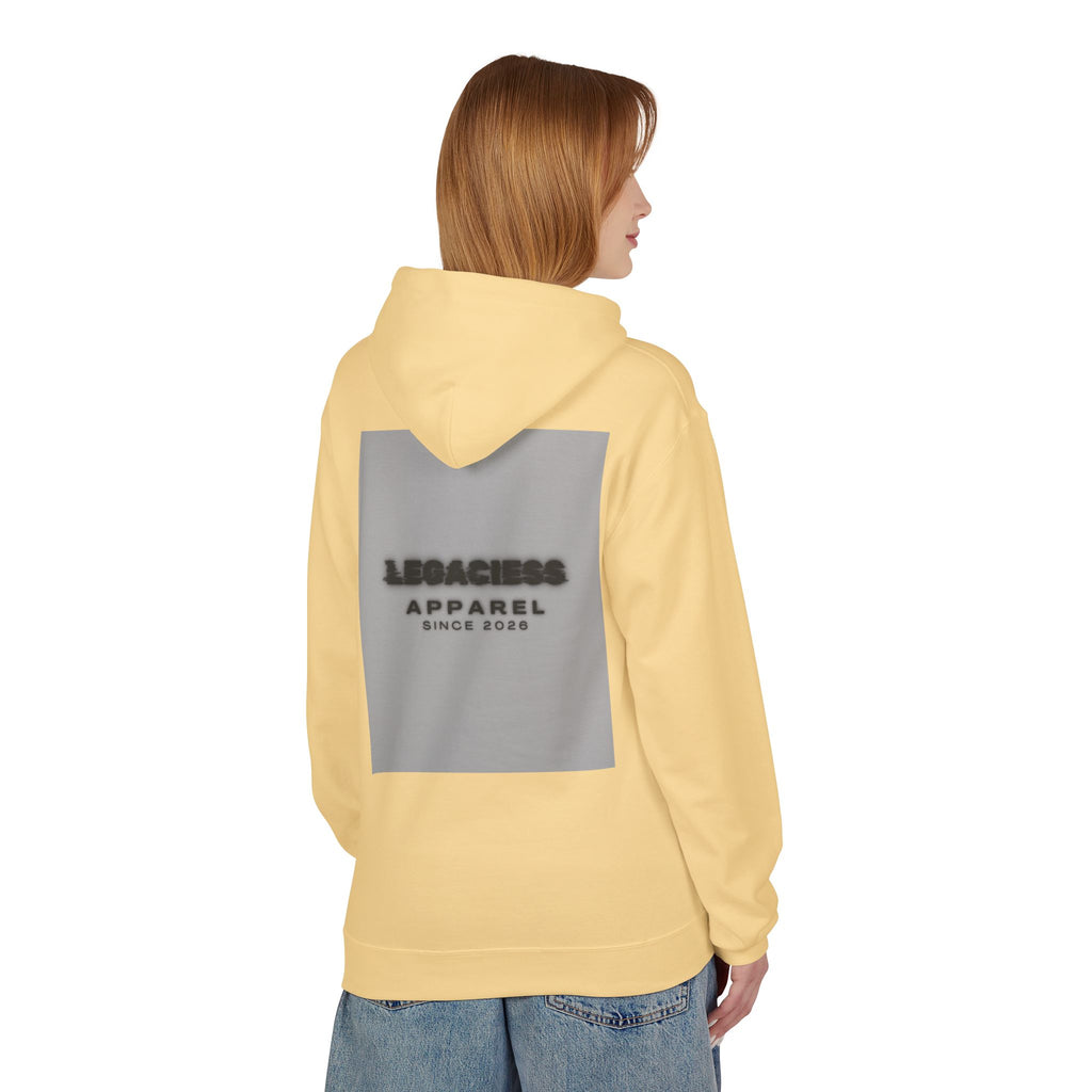 Hoodie — 'Legacies Apparel Since 2028' Minimal Logo Pullover