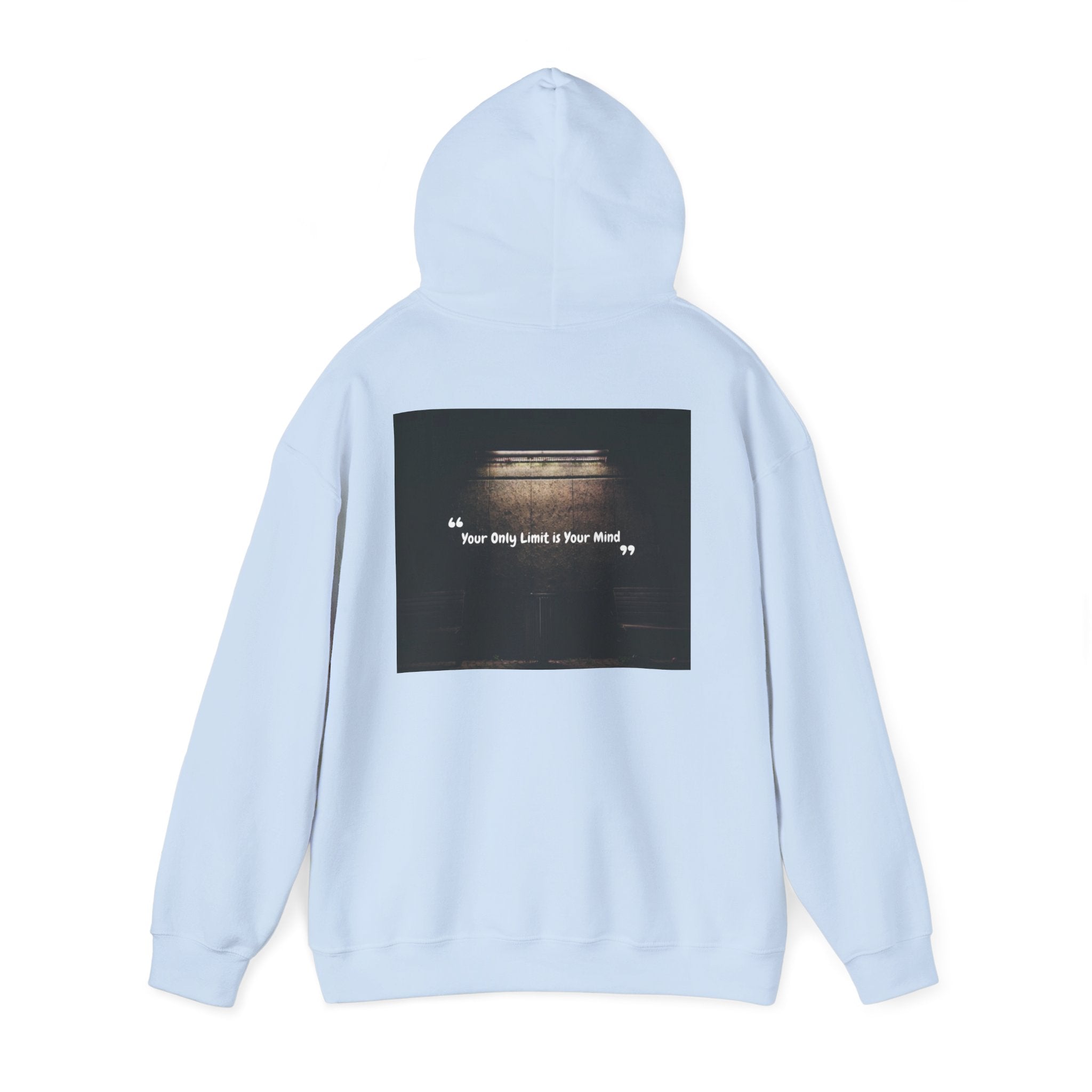 Hoodie — “Your Only Limit Is Your Mind” Inspirational Quote Pullover