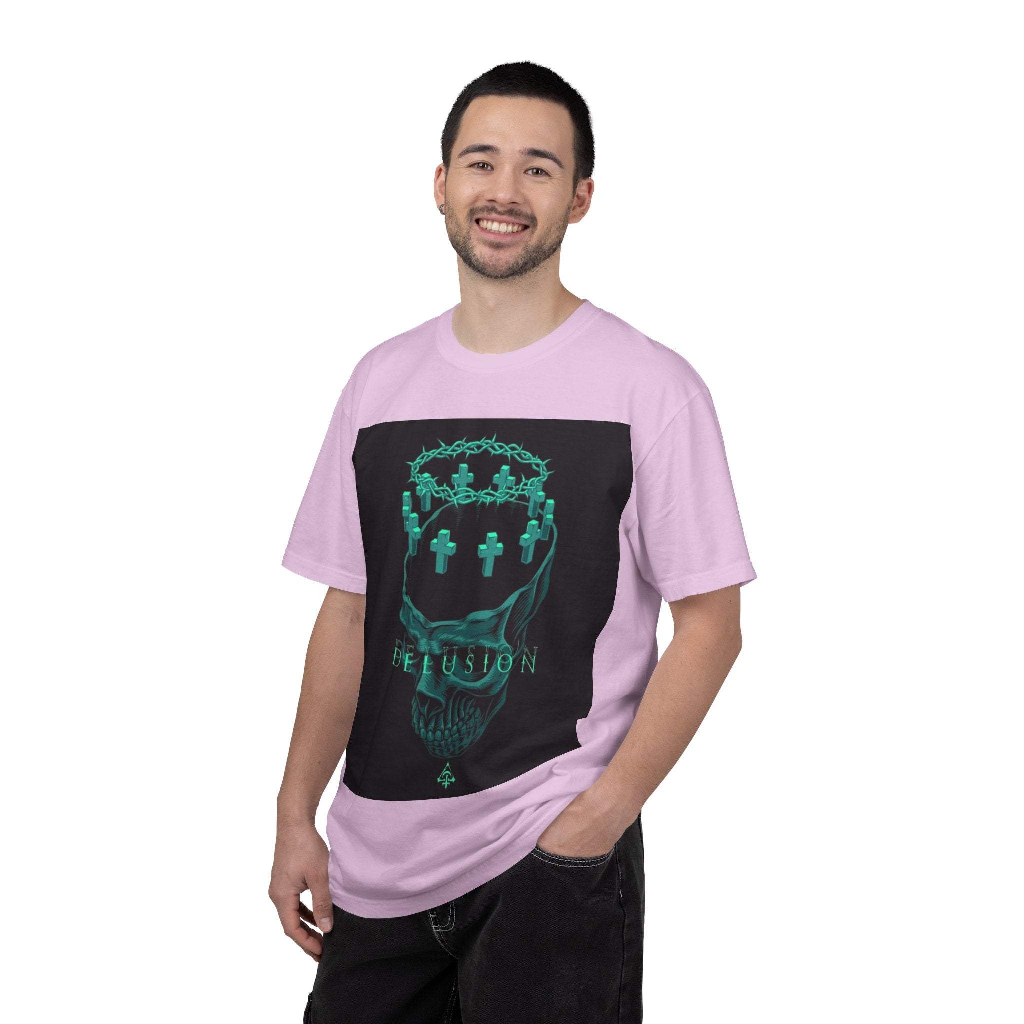 Skull Crown Tee — 'Delusion' Gothic Graphic T-Shirt