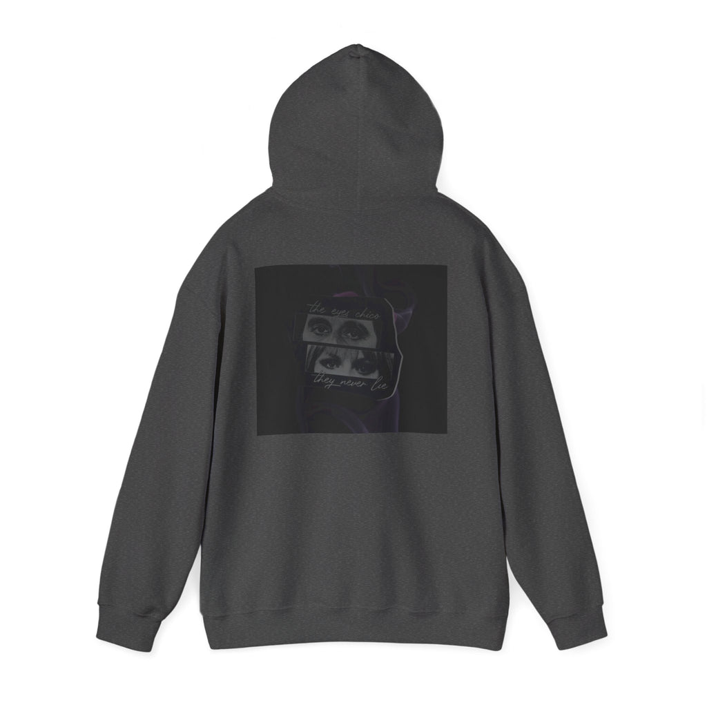 Surreal Triple-Eyes Hoodie — Dark Artistic Graphic Sweatshirt