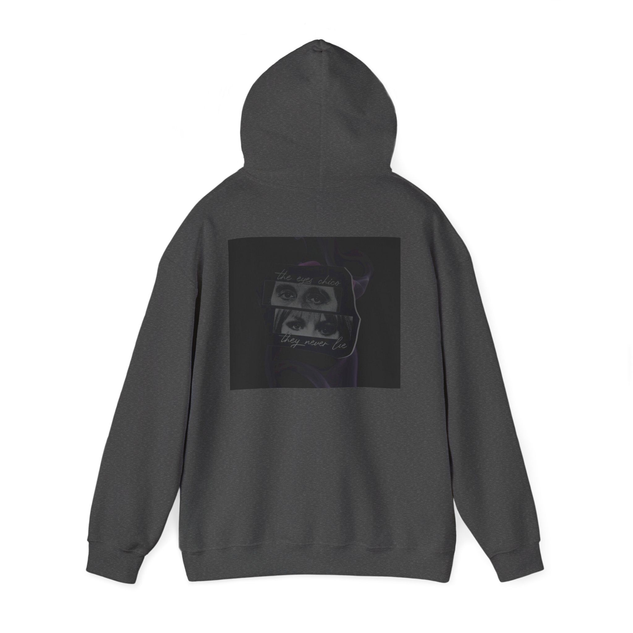Surreal Triple-Eyes Hoodie — Dark Artistic Graphic Sweatshirt