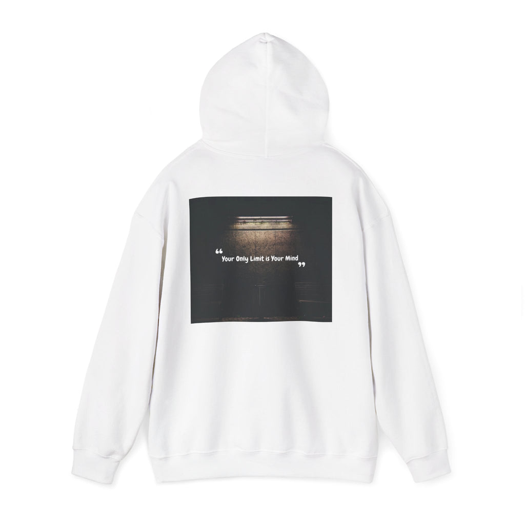 Hoodie — “Your Only Limit Is Your Mind” Inspirational Quote Pullover