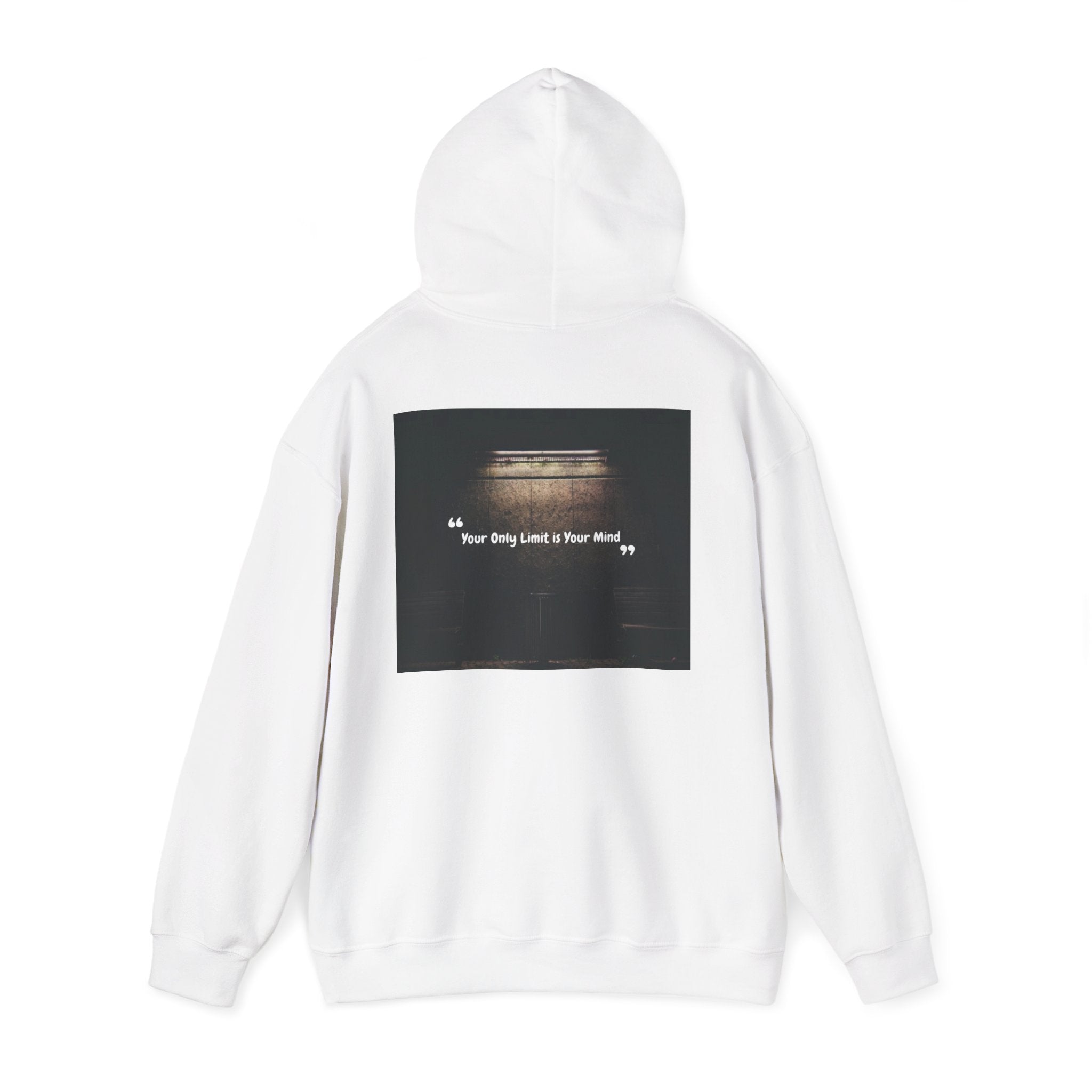 Hoodie — “Your Only Limit Is Your Mind” Inspirational Quote Pullover