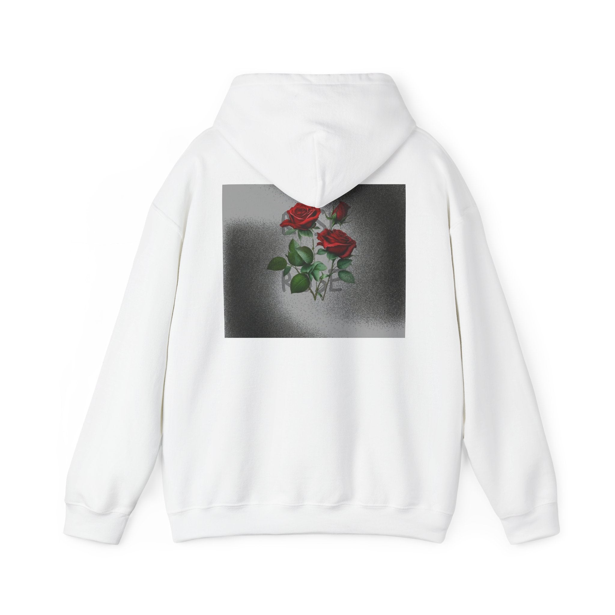 Rose Bloom Hoodie — Vintage Red Roses Graphic Pullover