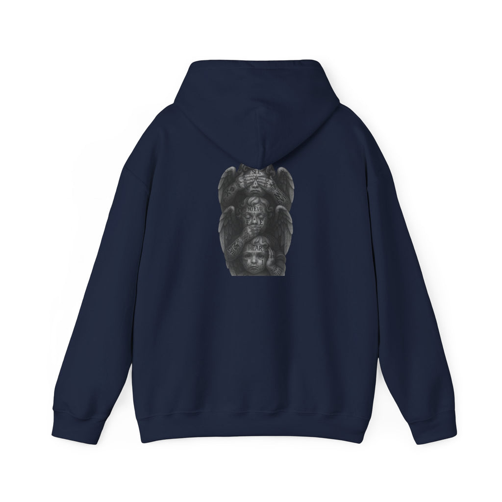 Statue Headstack Hoodie — Gothic Sculpture Art Pullover