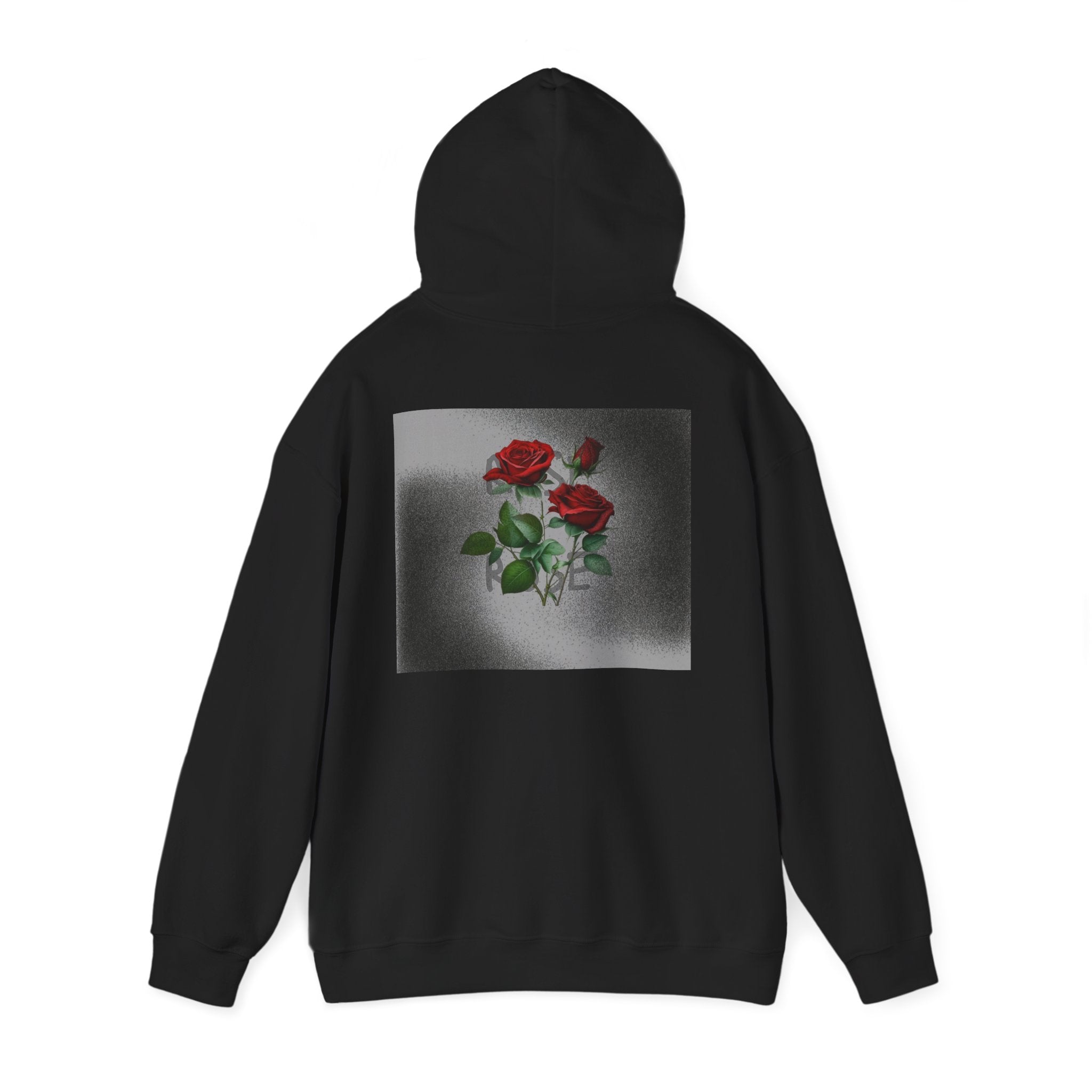 Rose Bloom Hoodie — Vintage Red Roses Graphic Pullover