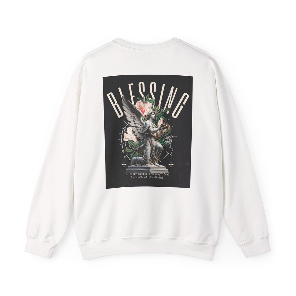 Blessing Statue Graphic Sweatshirt