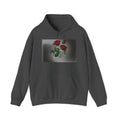 Rose Bloom Hoodie — Vintage Red Roses Graphic Pullover