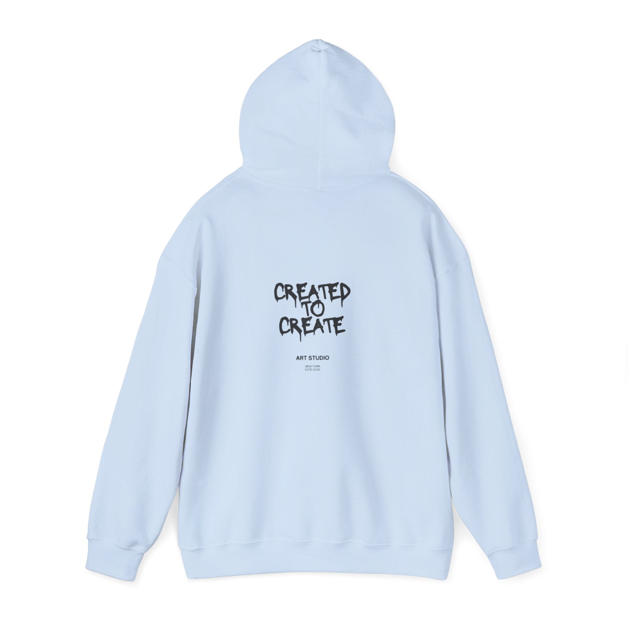 Created to Create Hoodie – Inspirational Artist Sweatshirt