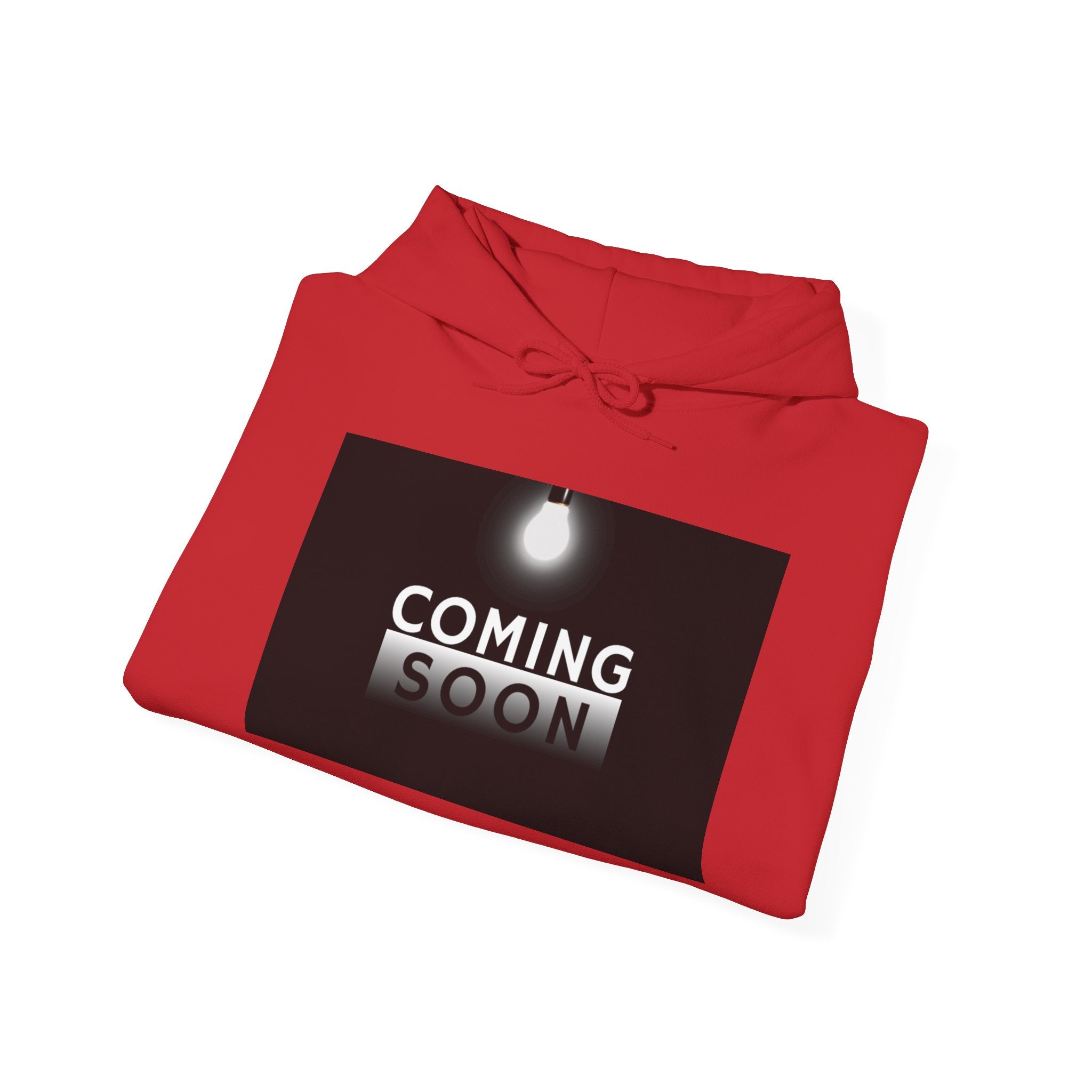 Coming Soon Hoodie - Minimal Neon Sign Pullover