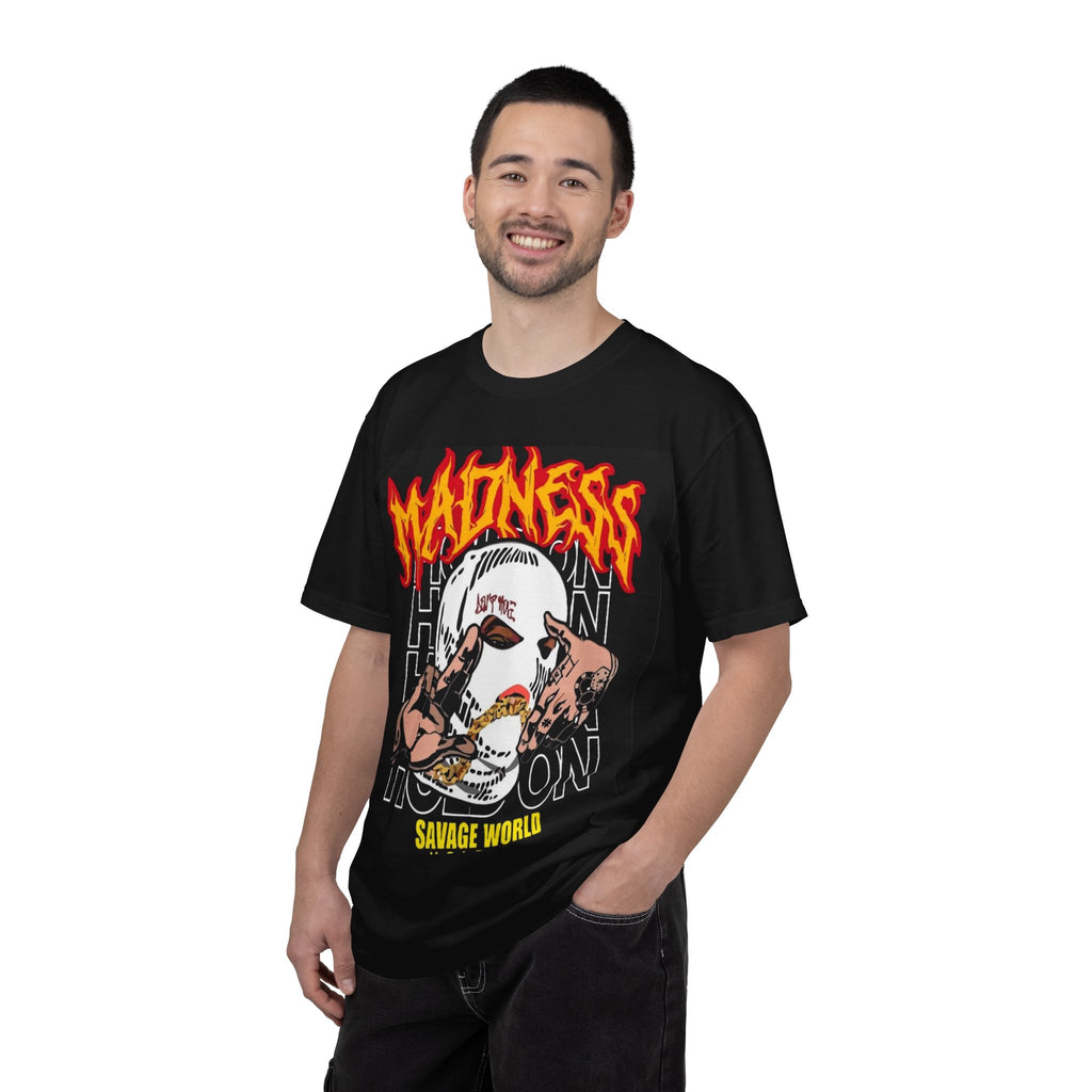 Madness Skull Graphic T-Shirt — Savage World Streetwear Tee