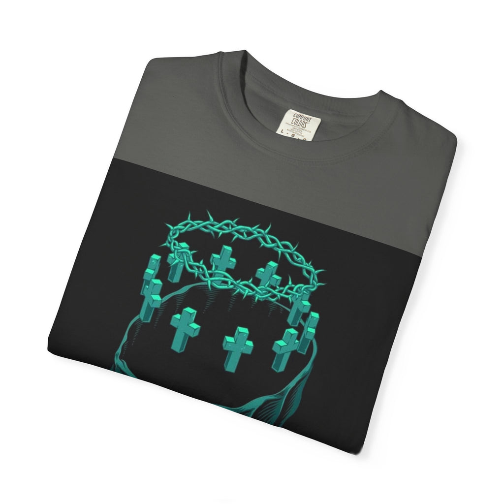 Skull Crown Tee — 'Delusion' Gothic Graphic T-Shirt