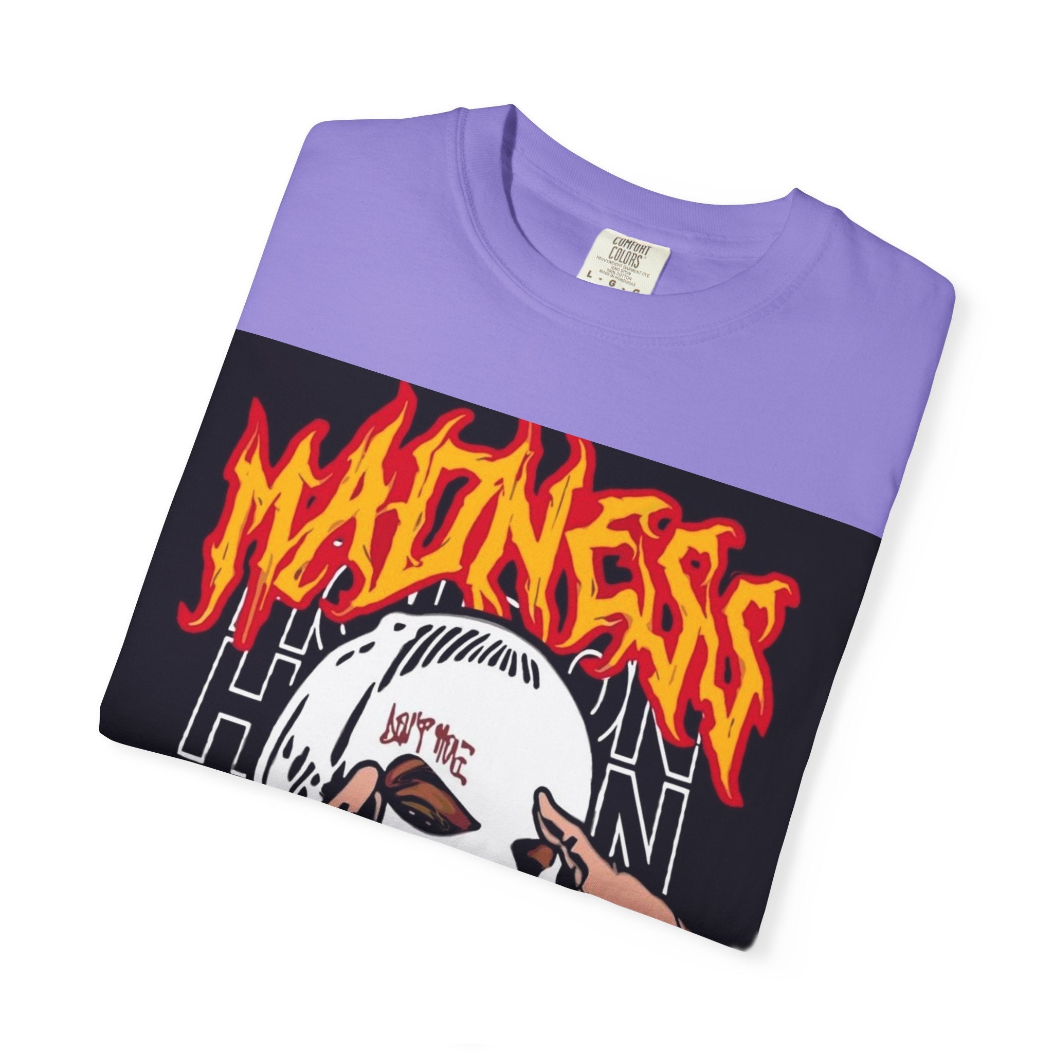 Madness Skull Graphic T-Shirt — Savage World Streetwear Tee