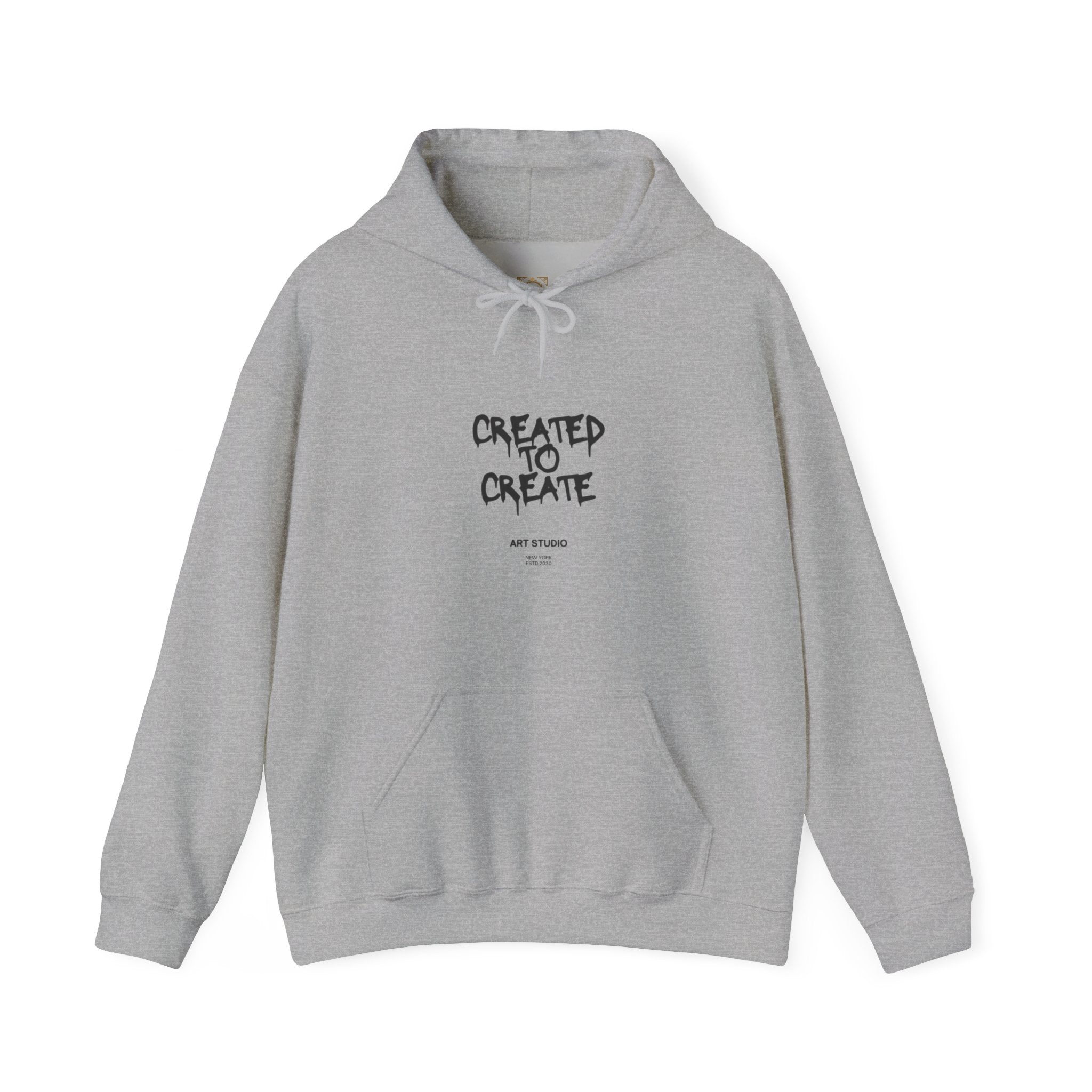 Created to Create Hoodie – Inspirational Artist Sweatshirt